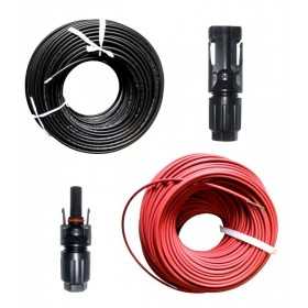 Kit di connessione MC4 Cavo 6mmq x 1 Pannello Solare CB307KITCONN1C10MT-0%