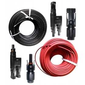 Kit di connessione MC4 Cavo 4mmq x 2 Pannello Solare CB307KITCONN2C-0%
