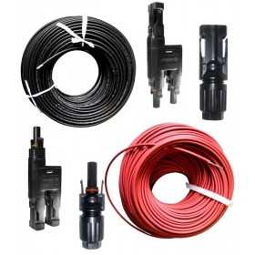 Kit di connessione MC4 Cavo 6mmq x 2 Pannello Solare CB307KITCONN2C10MT-18%