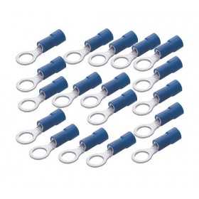 100 piece pack Pre-insulated blue ring terminal for cable 1,5:2,5sqmm Screw D.8mm BF-M 8 ML24527573-100