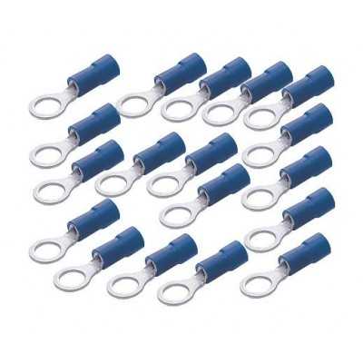 100 piece pack Pre-insulated blue ring terminal for cable 1,5:2,5sqmm Screw D.8mm BF-M 8 ML24527573-100