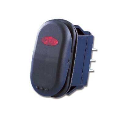 Pulsante con Spia x Pannelli elettrici 1LED 12V 15A 3 Terminali Funzione On-Off MT2100860-5%
