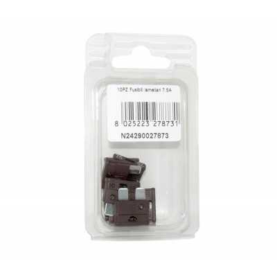 Set 10 Blade Fuses 7.5A for Auto Camper Van Motorcycles Scooters N24290027873