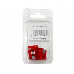 Kit 10 Fusibili lamellari 10A per Auto Camper Moto Scooter N24290027874-0%