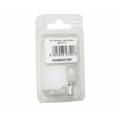Set 2 Battery Cable Terminals 25mmq Hole 10mm N24590027501