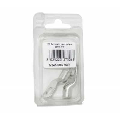 Set 2 Battery Cable Terminals 35mmq Hole 10mm N24590027506
