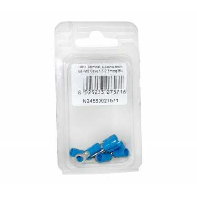 Terminale blu con occhio per Cavo 1,5:2,5mmq BF-M5 10PZ N24590027571-0%