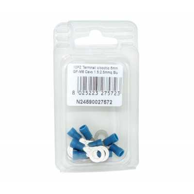 10PCS Pre-insulated blue ring terminal for Cable 1.5:2.5mmq BF-M6 N24590027572