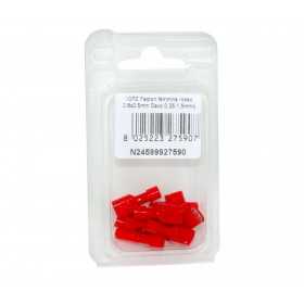 Faston red female connector Tab 2,8x0,5mm Cable 0,25:1,5sqmm 10pcs N24599927590