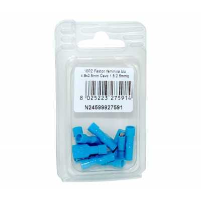 Faston Femmina Blu Linguetta 4,8x0,5mm Cavo 1.5:2.5mmq 10PZ N24599927591-0%
