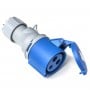 CE tripolar socket with cover 32A 250V 160x65mm IP44 N50523527246