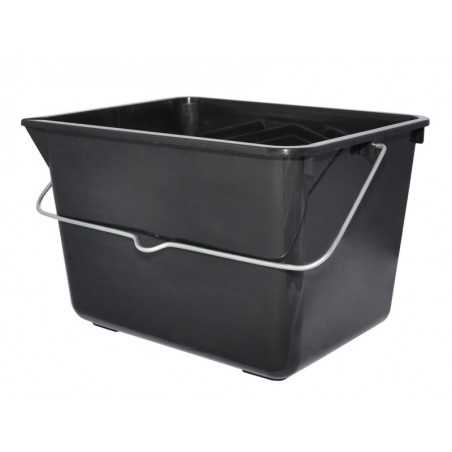 Plastic paint bucket Black Capacity 8lt N714478COL987