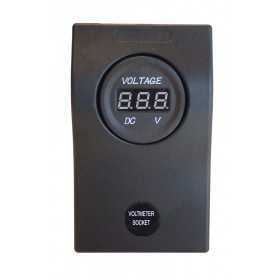Plastic Panel with Digital Voltmeter 12/24V 60x100mm N50669722605
