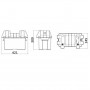 Power Centre Deluxe battery box with dual USB port N51120503510