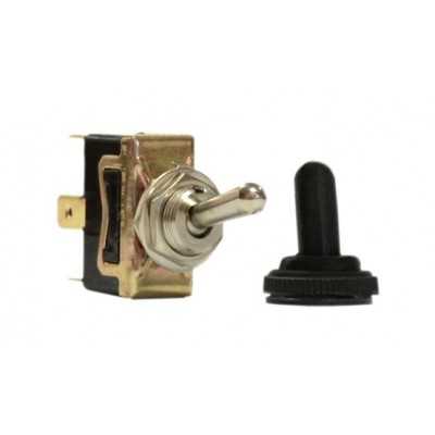 Interruttore a levetta ON-OFF con cappuccio 12/24V 10A N51324727020-5%