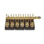 Morsettiera portafusibili 6 posti per fusibili in vetro 6,3 x 32mm 20A N51424927451-10%