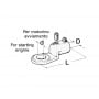 Battery cable lug 75mmq OS1403430