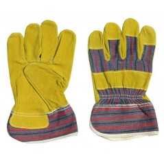 Guanti da Lavoro in Pelle Dorso in Tela - TG.10 47617567-10%