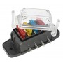 Watertight blade fuse holder box 4 housings OS1410031