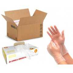 Kit 1000 Guanti in Vinile Taglia L Medici e DPI CE 2777 EMKA 10Cf da 100Pz N71547617586-44.94%