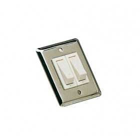 Single toggle switch polished stainless steel OS1410115