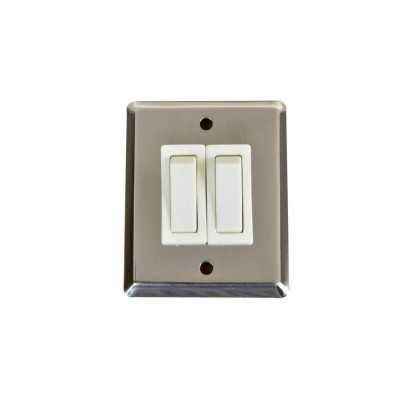 Interruttore basculante in inox Doppio OS1410215-0%