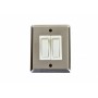 Interruttore basculante in inox Doppio OS1410215-0%