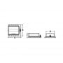 Fuse holder box with warning lights 6 housings OS1410271