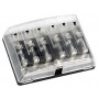 Glass fuse holder box for 6 fuses 130x90x36mm OS1418107
