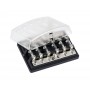 Glass fuse holder box for 6 fuses 130x90x36mm OS1418107