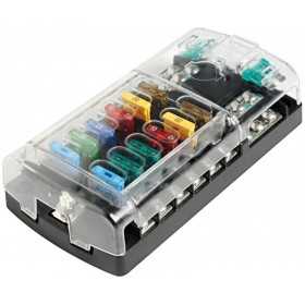 Polycarbonate fuse holder box 12 seats OS1418312