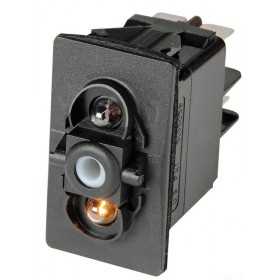 Contura II ON-OFF switch Red bulbs 12V 4 terminals OS1419201