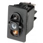 Contura II ON-OFF switch Red bulbs 12V 4 terminals OS1419201