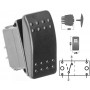 Contura II ON-OFF switch Red bulbs 12V 4 terminals OS1419201