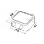Watertight terminal board 8 poles Max 14A OS1424110