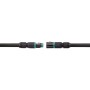 2 Pole Flying miniaturised Plug Socket Max 10A OS1437402