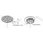 Caricabatterie wireless stagno ROKK incassato OS1451502-18%