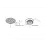 Caricabatterie wireless stagno ROKK incassato OS1451502-18%