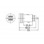 Double USB with watertight cup 12/24V OS1451715