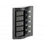 Electric control panel 5 flush rocker switches 165x115mm OS1484305