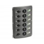 Electric panel with automatic fuses and double LED 165x115mm OS1485006