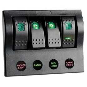Pannello elettrico PCP Compact 4 interruttori Luci LED OS1486004-18%