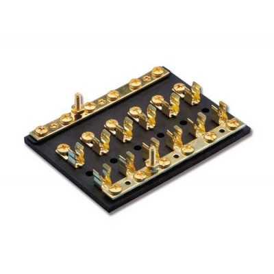 Terminal block for electrical installations 8 terminals TRL0608152