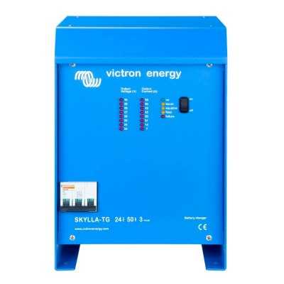 Victron Skylla-TG 24/50 Caricabatterie 24V 50A Trifase 2 Uscite 50A + 4A banco batterie 150/500Ah UF68895H-20%