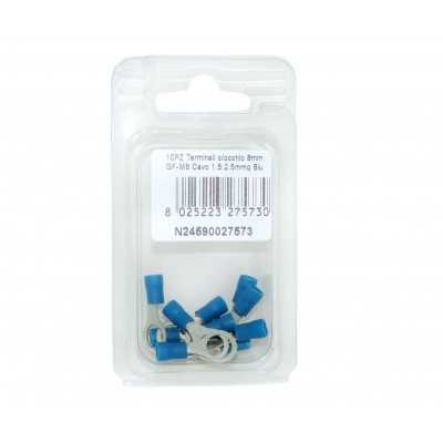 10PCS Pre-insulated blue ring terminal for Cable 1.5:2.5mmq Screw 10mm N24590027574