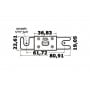 ANL Gold Plated High capacity fuse 325A OS1410053