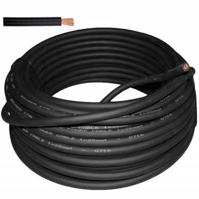 Cavo elettrico 25mmq Nero Venduto al metro N50824001256-5%