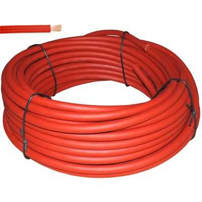 Cavo elettrico 50mmq Rosso Venduto al metro N50824001262-10%