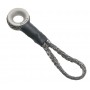 Anelli di rinvio in alluminio anodizzato di colore grigio con treccia in Dyneema 28mm FNI7860462-30%