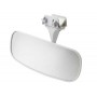 White lacquered alloy panoramic dashboard or windshield rear-view mirror 260x100mm MT3016006